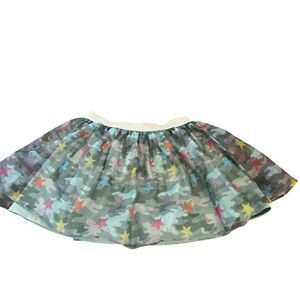 Star Wars Baby Yoda Girls Tutu Skirt Size 5T Camo Star Pattern
